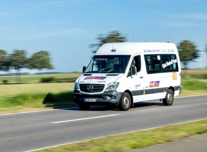 Multibus On Demand Verkehr von West Verkehr ©Smilla Dankert